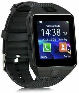 All Categories Goods Waterproof Bluetooth Smart Watch With Camera, Phone Mate For Samsung, IPhone, Android black