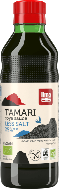 Lima Salsa de Soja Tamari 25% Reducida en Sal Bio 250 ml