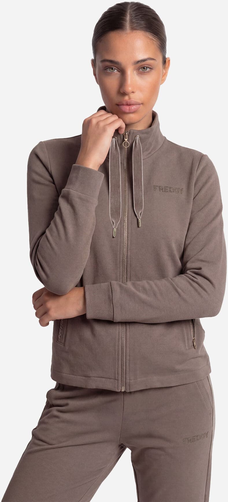 Freddy College Lux W - Felpa - Donna - Marrone L