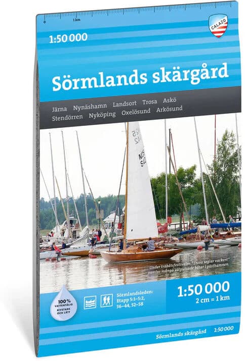 Calazo International Sörmlands Skärgård Turkart 1:50 000