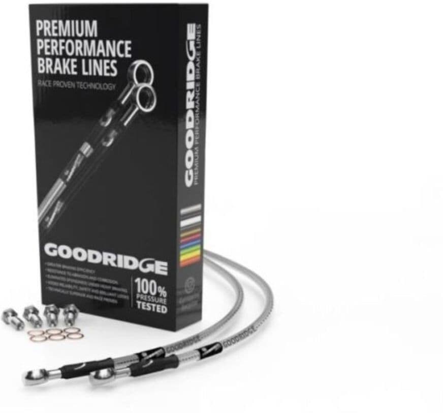 Geflochtener Stahlbremsschlauch GOODRIDGE YA1010-2F/1RP-CLG
