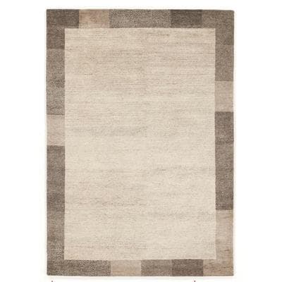 Orientteppich OCI DIE TEPPICHMARKE "Avantgard Nizza" Gr. 2, beige (natur), B:90cm H:20mm L:160cm, Wolle, Teppiche, handgeknüpft, echter Nepal Teppich, Wolle,Wohnzimmer