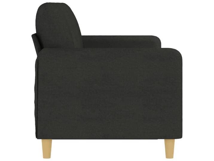 Promotion janvier  Canapé à 3 places - MANGO - SOFA TRIPLE - Noir 180 cm - tissu - SS1012