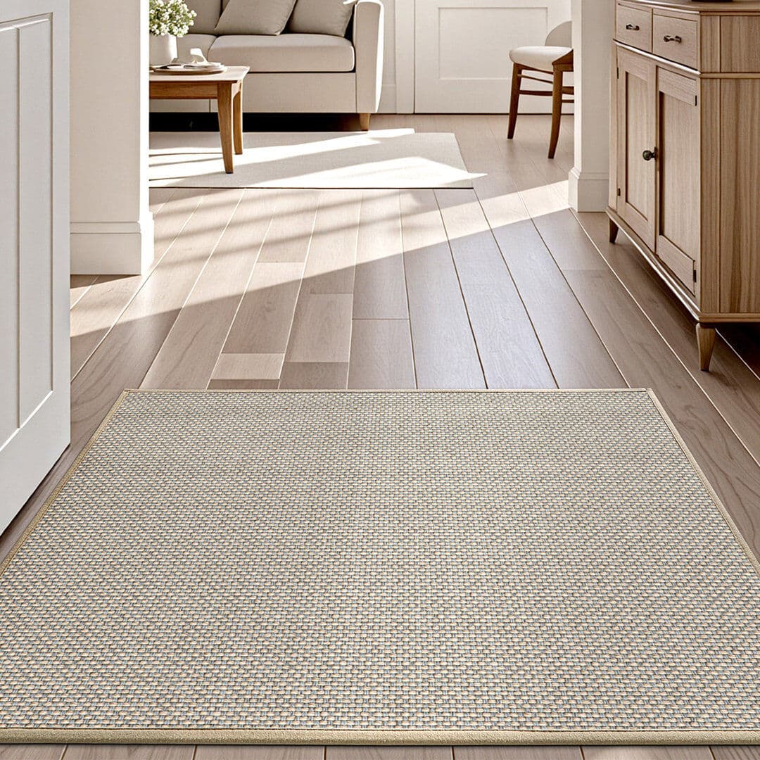 George Oliver Non-Slip No Pattern Mother's Day Doormat Khaki 71cm W x 150cm L