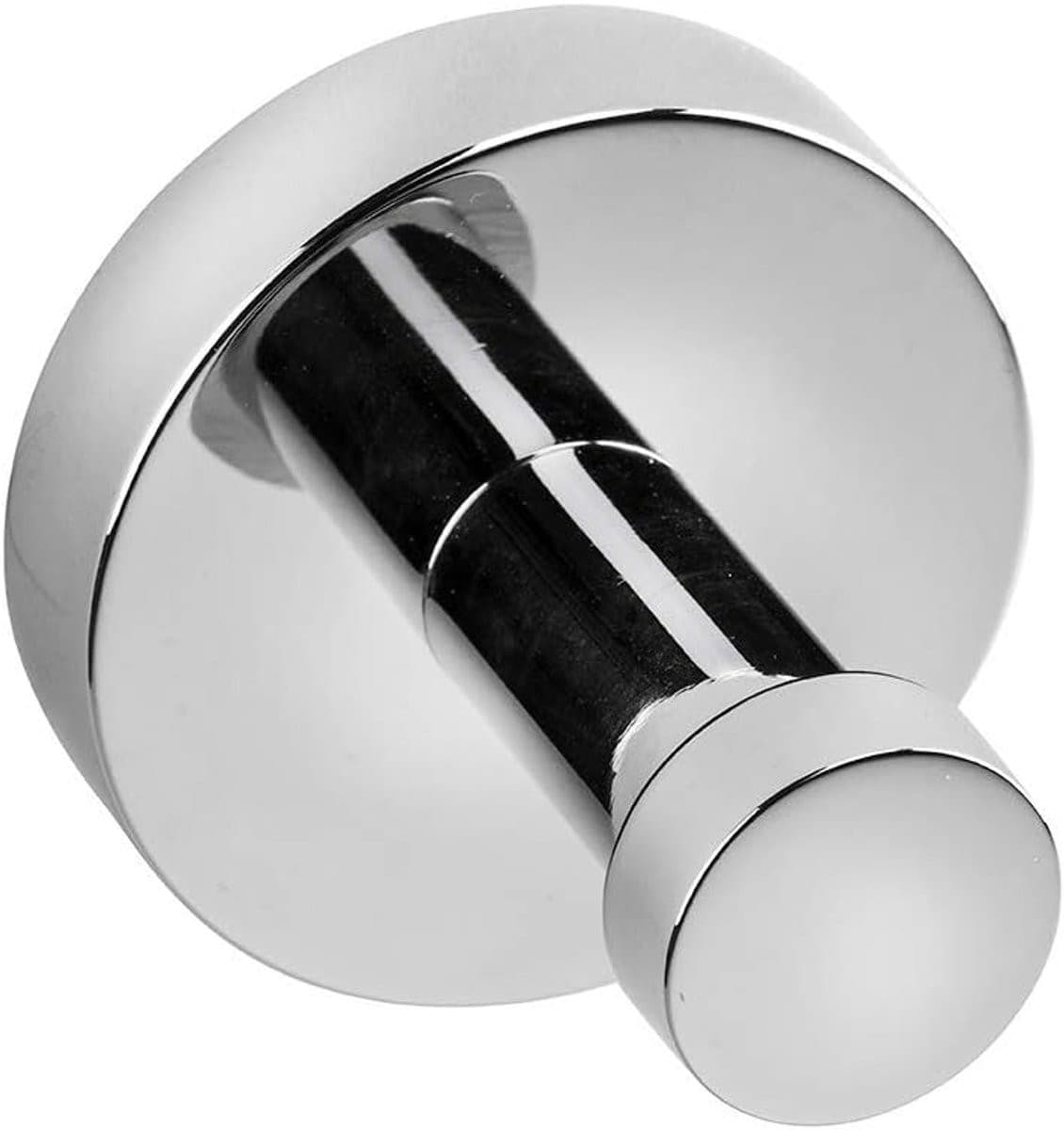 Chroom Kledinghaak en Wandhaak voor Badkamer Ordening - B/D/H: 57 x 68 x 53 cm