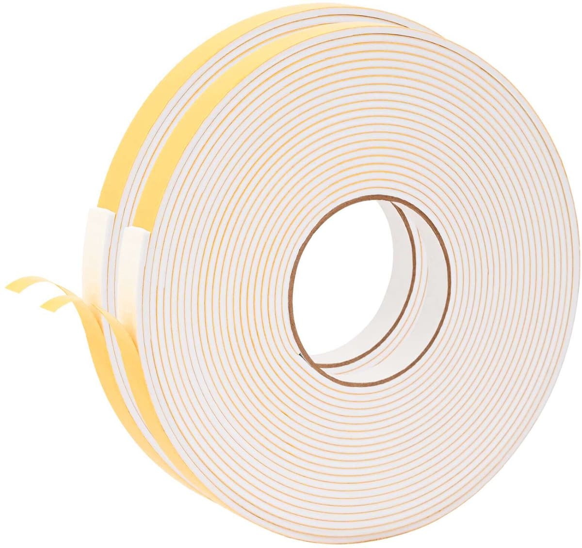 vidaXL Ruban adhésif en mousse 2 pc Blanc 10mm x 10m Mousse CR