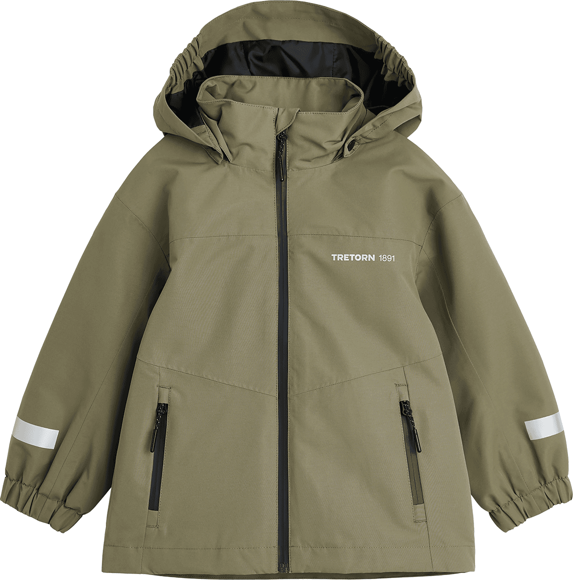 Tretorn Kids' Storm Shell Jacket Smokey Olive 122/128