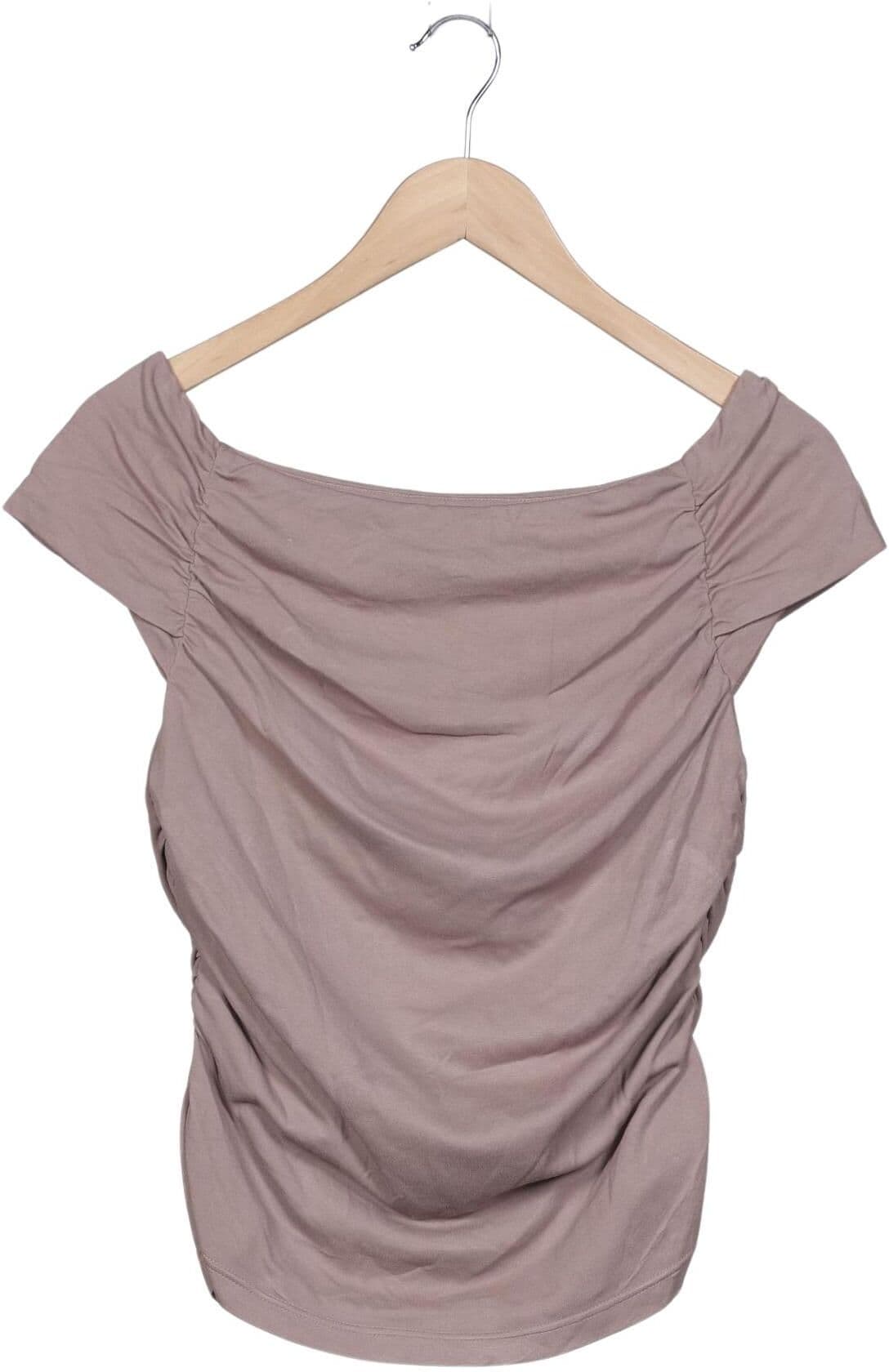 Barbara Schwarzer Damen T-Shirt, Braun, Gr. XS, kein / Etikett - Second Hand