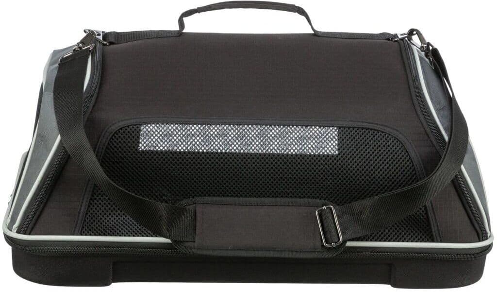 Tiertransporttasche TRIXIE "Tasche Boarding Schwarz", schwarz, B:55cm H:40cm T:23cm, Tiertransportbehälter, Tiertransporttasche schwarz B/H/T: 55cm x 40cm x 23cm
