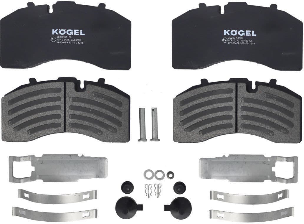 Kogel Set di pastiglie freno, freno a disco KOG6500489