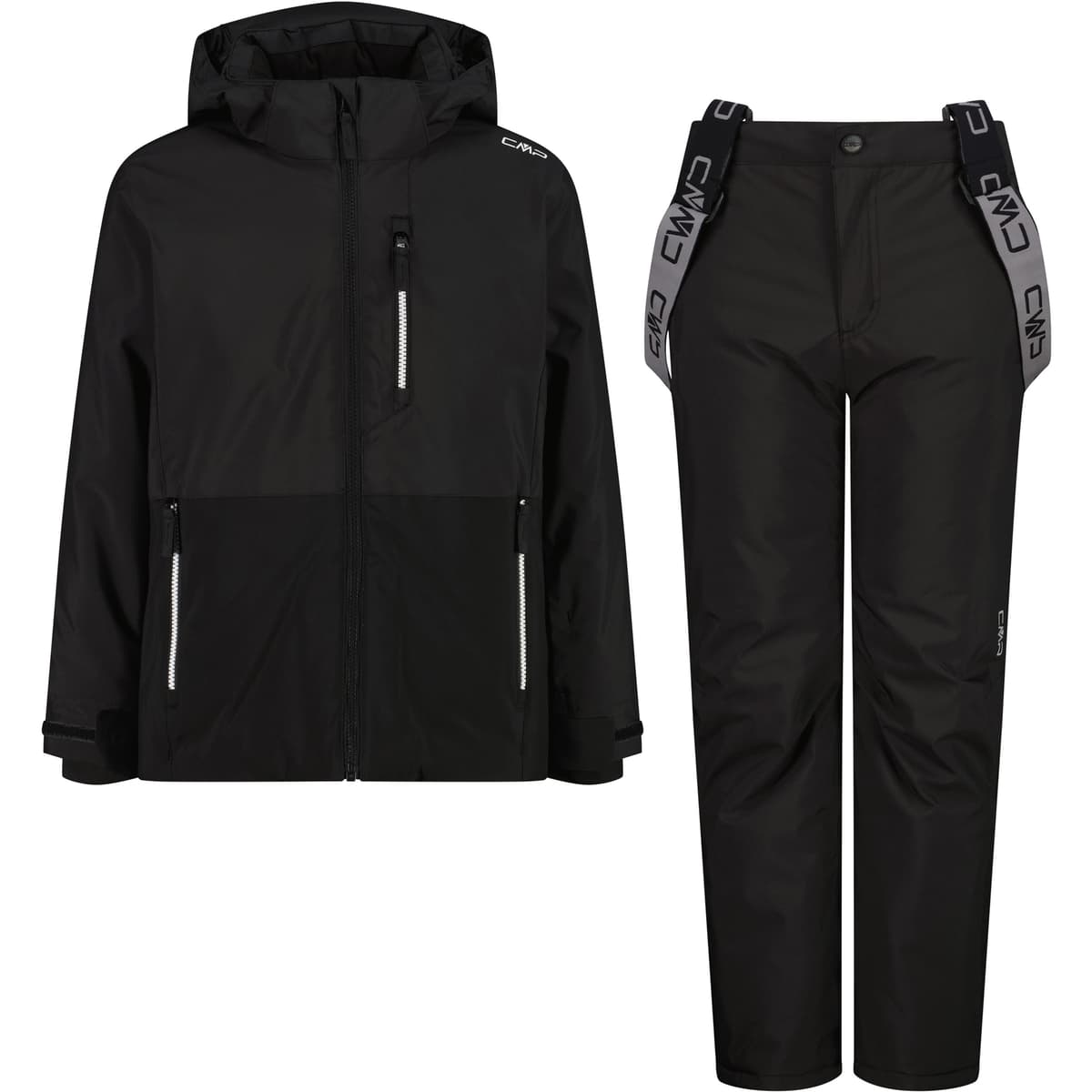 CMP Ski Set Kinder Overalls schwarz Größe 128 Skifahren