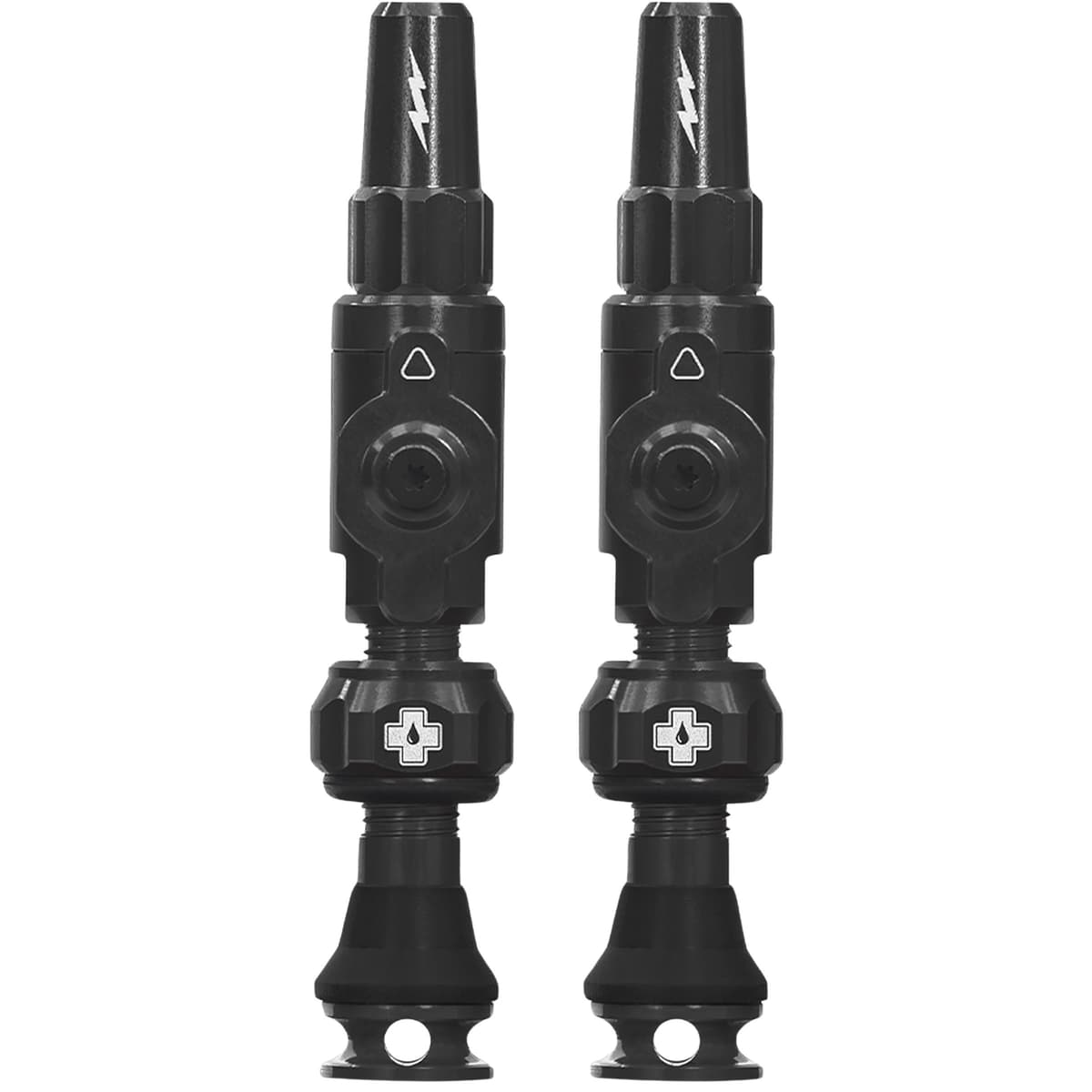 Muc Off Tubeless Valves Big Bore Lite Fahrradwerkzeug & Fahrradpflege black Größe 60mm