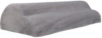 Shop Station Ergonomic Memory Foam Under Desk Footrest And Leg Elevation Pillow dark Gray