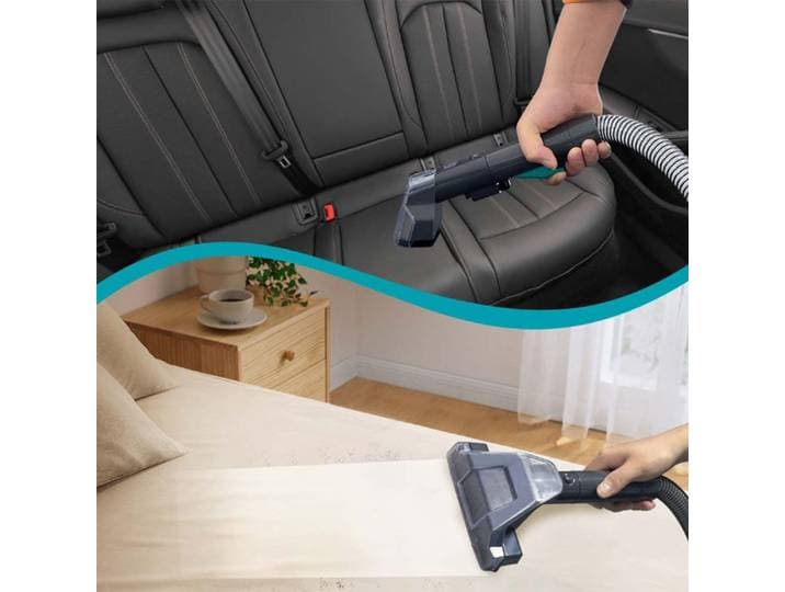 Nettoyeur de tapis portable 750W 15KPA, multifonctionnel, anti-acariens, pour canapé, tapis, sièges de voiture