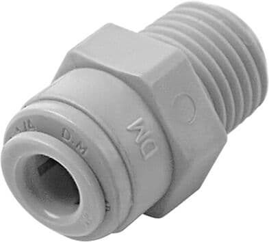 Raccordo Rapido Dm Fit Terminale Diritto Tubo Ø - Filetto Conico Nptf 5/32" X 1/