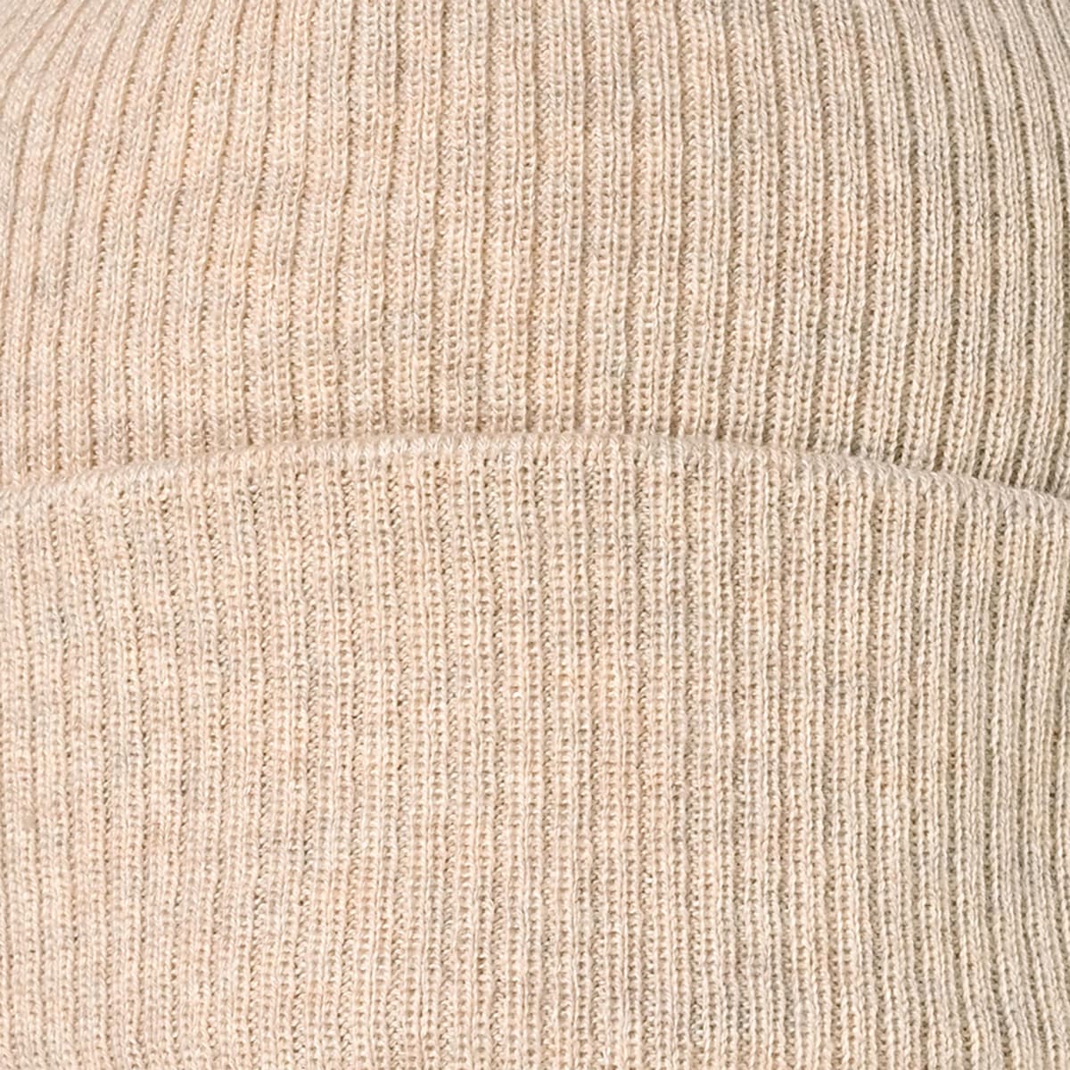 Strickmütze MAXIMO, Baby, Gr. 41, beige (beigemeliert), Strick, Baumwollmischung, Mützen Strickmütze, für Herbstmode, Wintermode, Outdoormode und Casualmode beigemeliert 41
