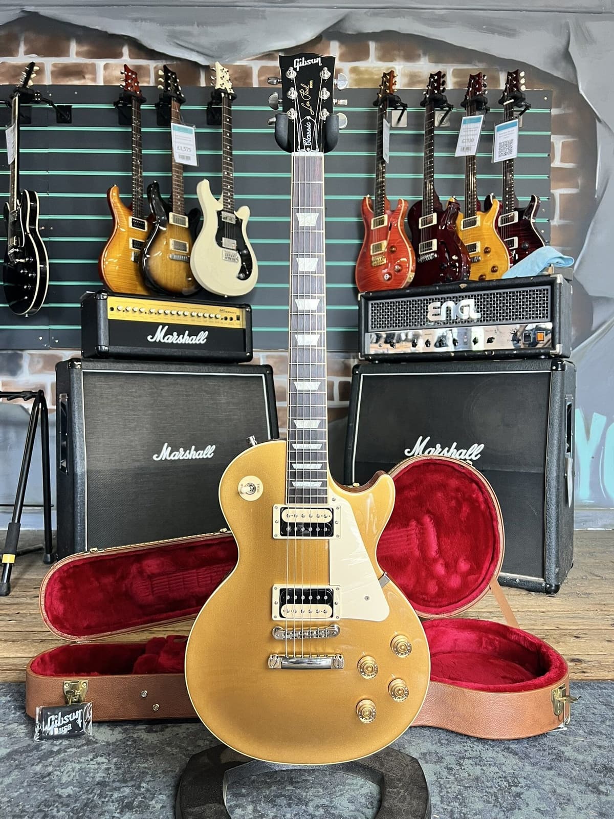 Gibson Les Paul Classic T Gold Top 2017 Electric Guitar   gold - Refurbished