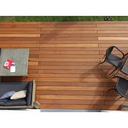 Bangkirai Terrassendielen, 21x145 mm, KD, glatt/glatt, *PREMIUM*