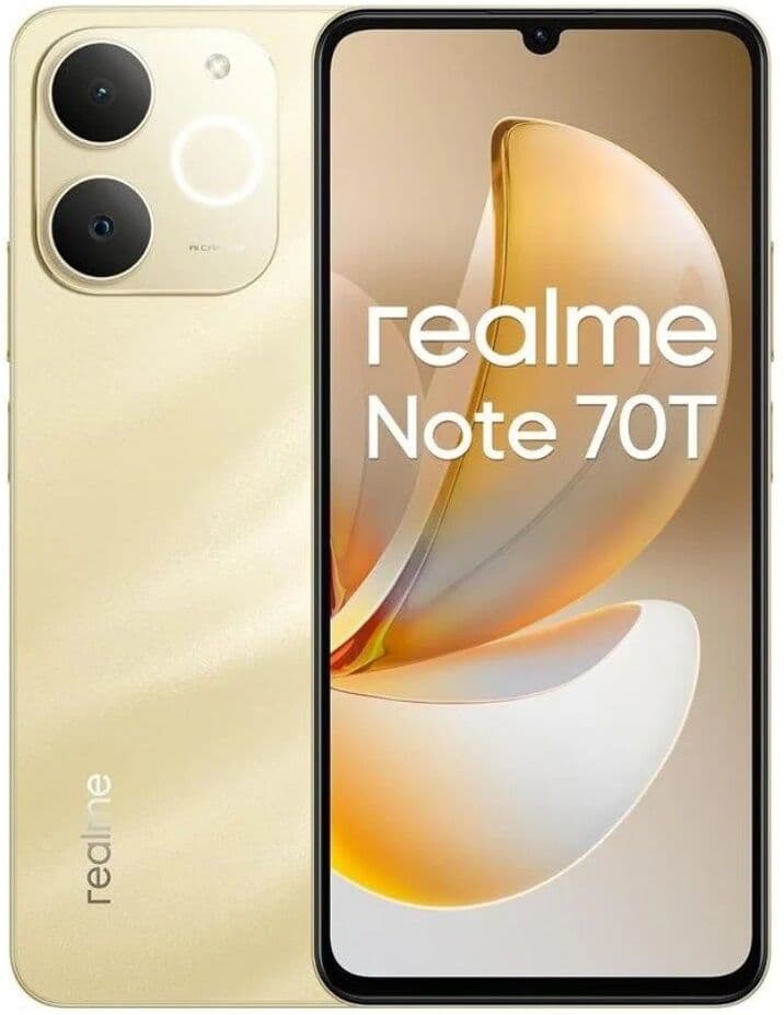 Smartphone Realme Note 70T 4G 6.74" 4GB/128GB Dual SIM (Beach Gold)