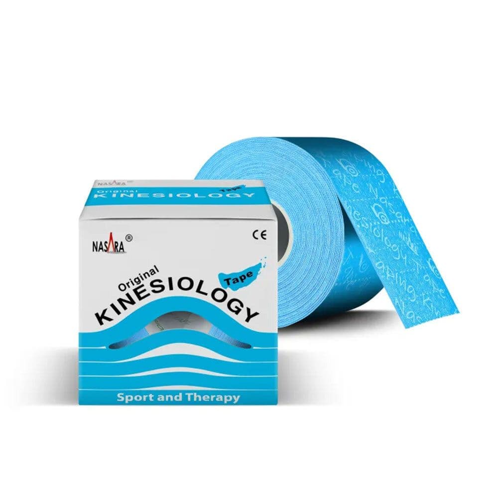 Nasara Kinesiotape 5 cmx5 m blau 1 St Pflaster