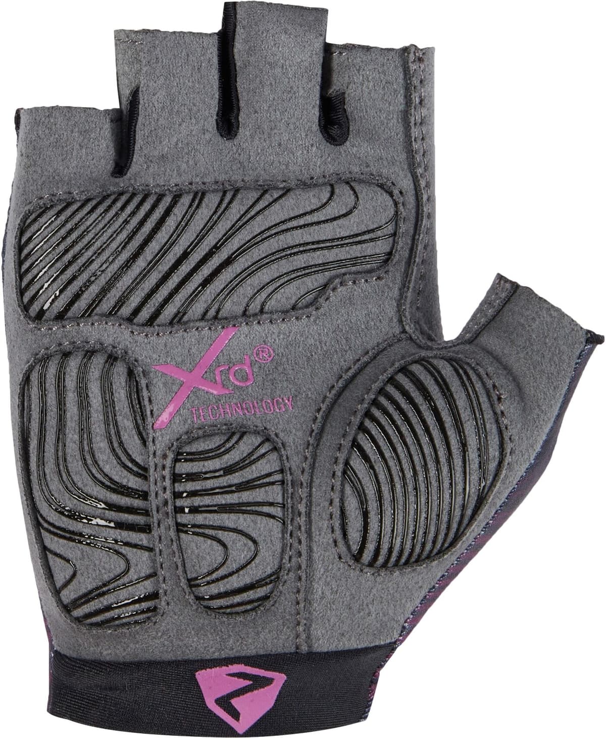 Fahrradhandschuhe ZIENER "CLEM-Z", Gr. 8, schwarz (schwarz.light plum), Materialmix, Handschuhe Fahrradhandschuhe schwarz.light plum 8
