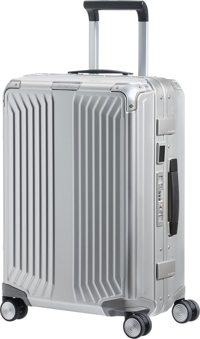 Samsonite Lite-Box Alu Spinner 55 cm mit TSA-Zahlenschloss aluminium