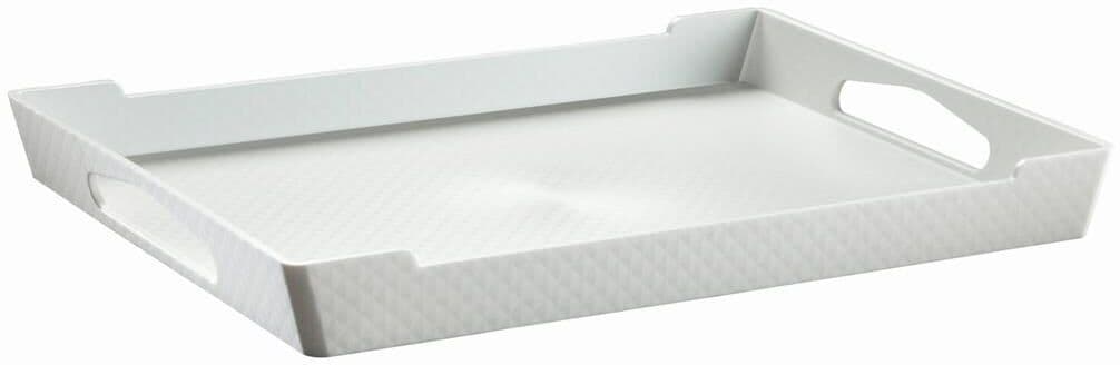 Mc Vassoio Rettangolare 51 x 35 cm Diamante Bianco