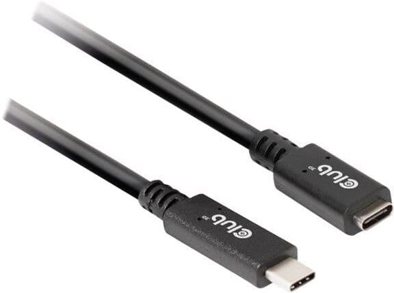 Club 3D usb gen1 type c extension cable 5gbps 60w20v/3a 4k60hz m/f 2m/6.56ft