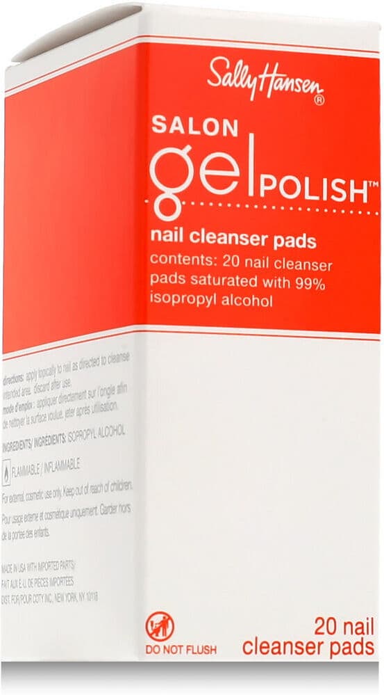 Sally Hansen Salon Gel Polish Nail Cleanser Pads 20 pcs