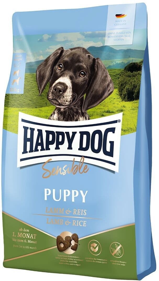 Happy Dog Sensible Puppy Lamb & Rice Torrfoder Till Valp 10 Kg