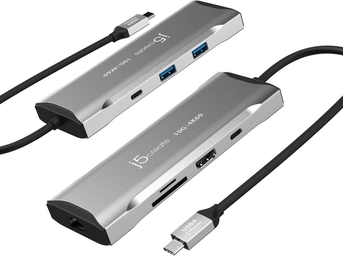 J5 4K60 ELITE USB-C 10GBPS MINI DOCK