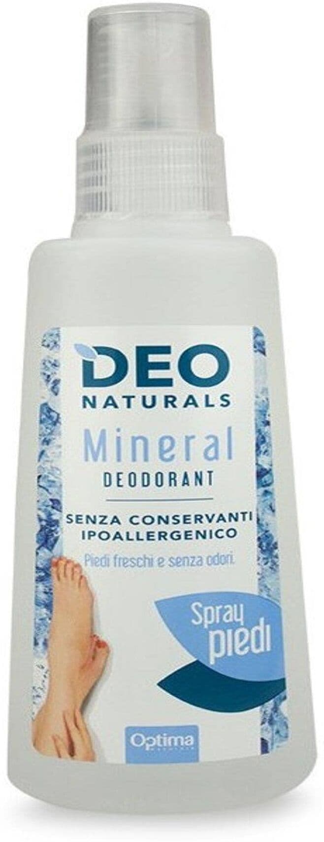 OPTIMA Deo Naturals - Mineral Deodorant Spray Piedi 100ml 