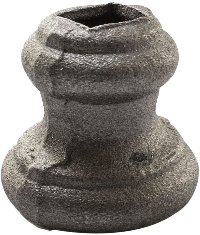 Pro_metal_design SEMIBORCHIA FERRO FORO QUADRO 12 mm 40x39 mm PER ORNAMENTI