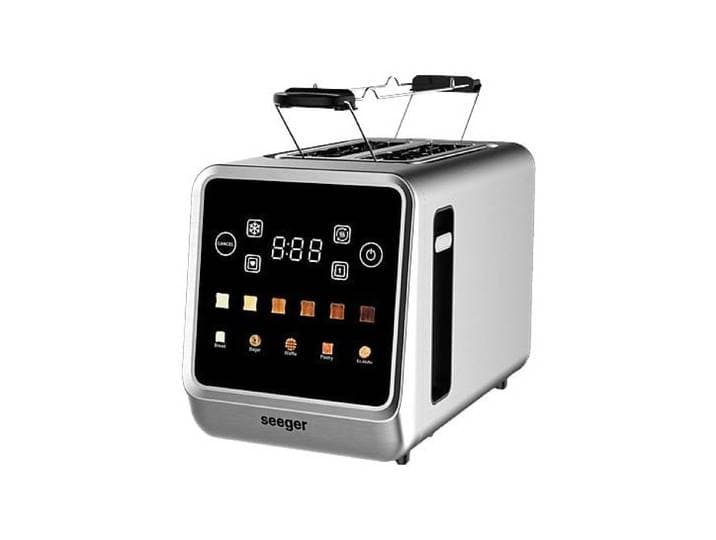 Seeger SGR1200RVS Broodrooster Grijs