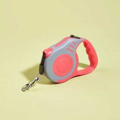 Uplift Picks 3M 5M Retractable Dog Leash Nylon Walking Lead For Small Pets red And Gray 5 M