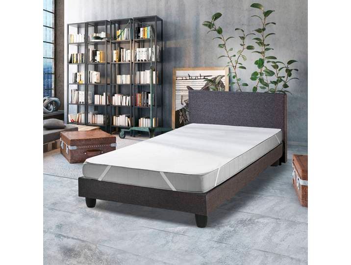 Matratzenauflage SETEX 14PE, Auflage 90x200 cm, 140x200 cm und weiteren Größen , weiß, B:140cm L:200cm, Bezug (oben): 100% Baumwolle. Bezug (unten): 90% Polypropylen, 10% Polyethylen, Matratzenzubehör, Matratzenauflage, In der Babygröße 70 x 40 cm ohne Eckgummi zum Schutz Ihres Kindes