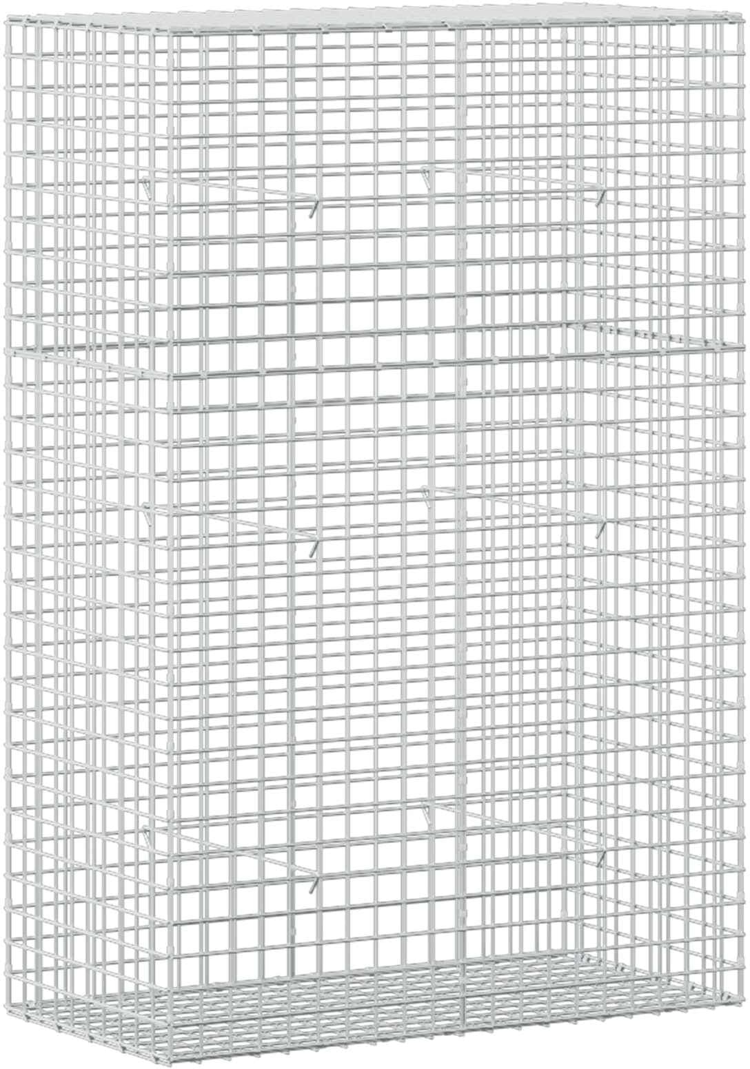 vidaXL Gabion avec fil de 3,5 mm et maille de 5x5 cm 100x50x150 cm
