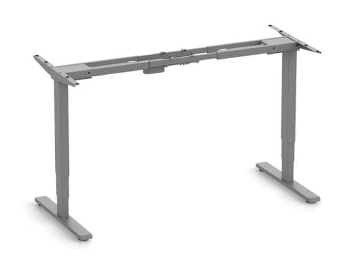 Ergolutions Höhenverstellbares Tischgestell – FOKUS elektrisch – 62–128 cm – für Tischplatten bis 160 cm – 5 Jahre Garantie