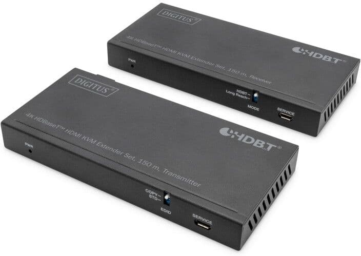 Digitus Set extender 4K HDBaseT™ HDMI KVM, 150 m (DS-55526)