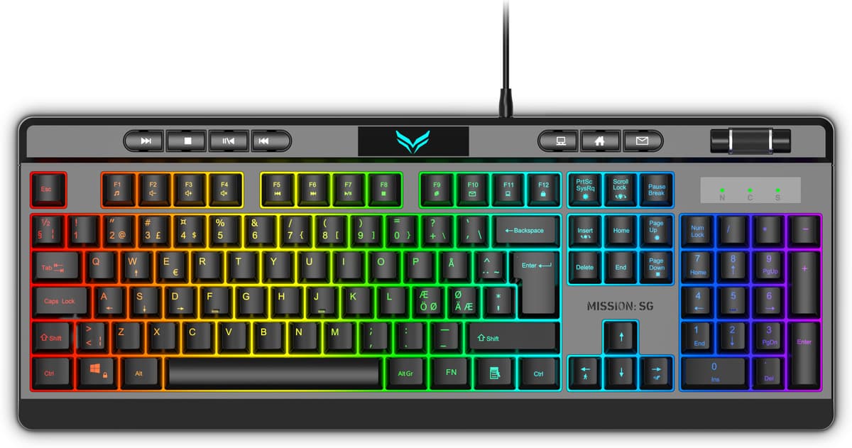 Mission SG TitanKey 1 - Gaming Membrane Keyboard