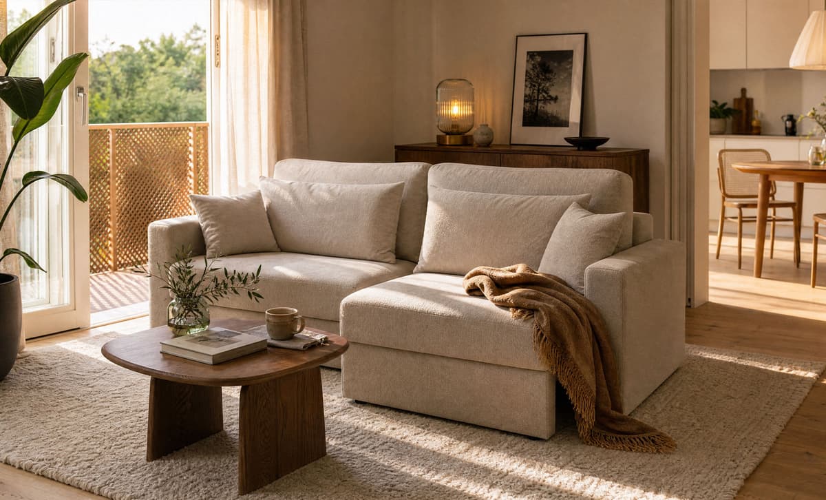 SoffaDirekt Soho Bäddsoffa Terry Sand