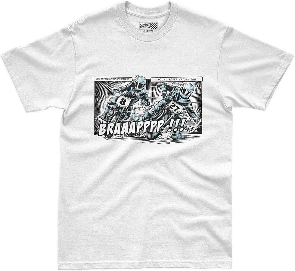 Pure Racer Camiseta De Manga Corta Dirt Comic White 3XL