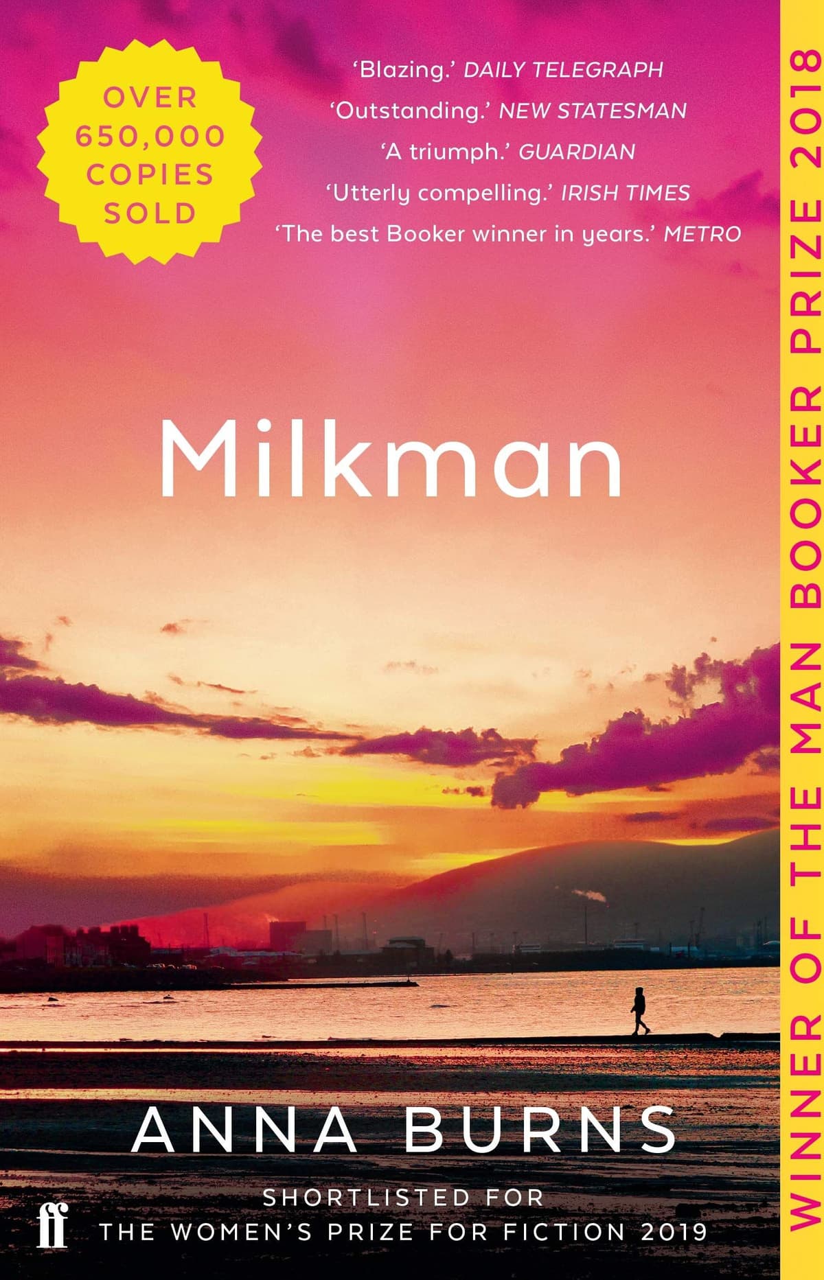 Milkman by Anna Burns - Man Booker Prize Winner 2018 - Paperback Literary Fiction - Faber & Faber