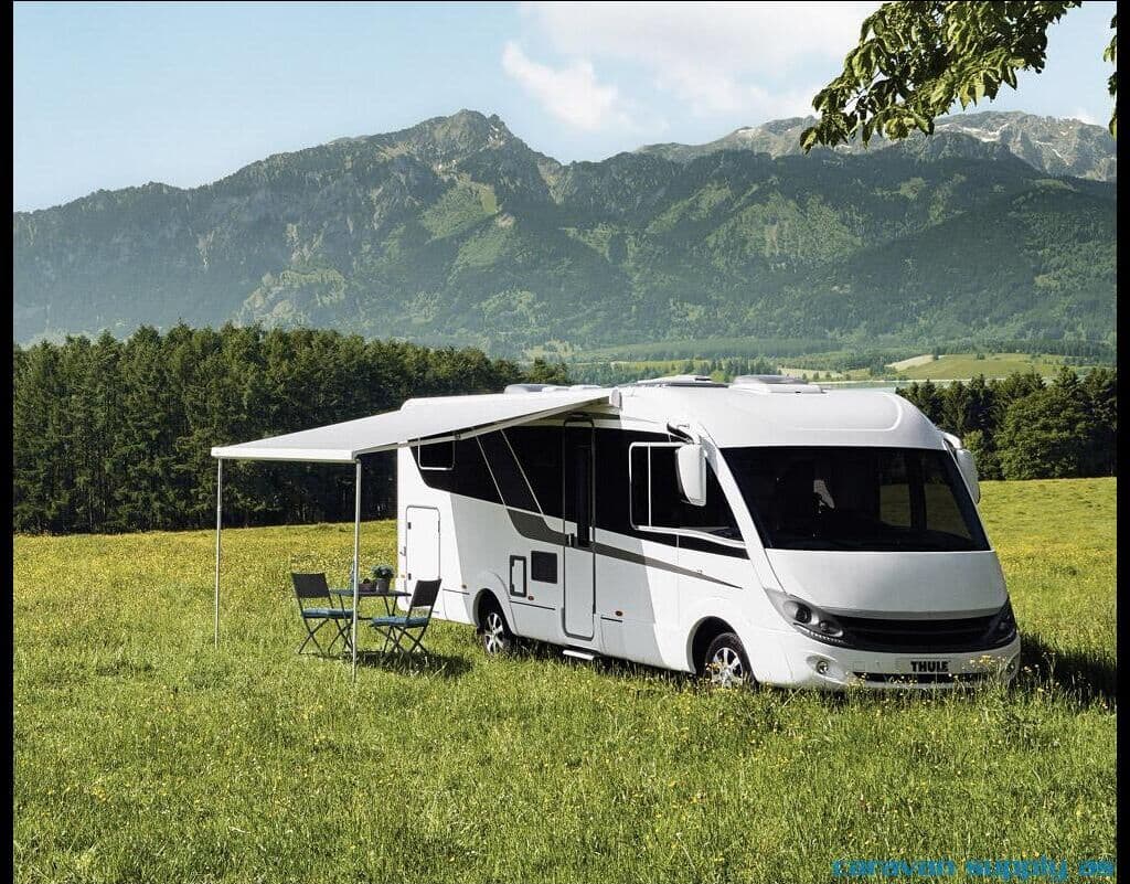 Thule Veggmarkise 5200 260 Cm Mystic Grey / Hvit