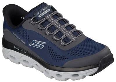 Skechers Sport Slip-ins: Glide-Step Sole-Glover Peak (Men's) Athletic in Navy, Size 13 M, Memory Foam/Synthetic