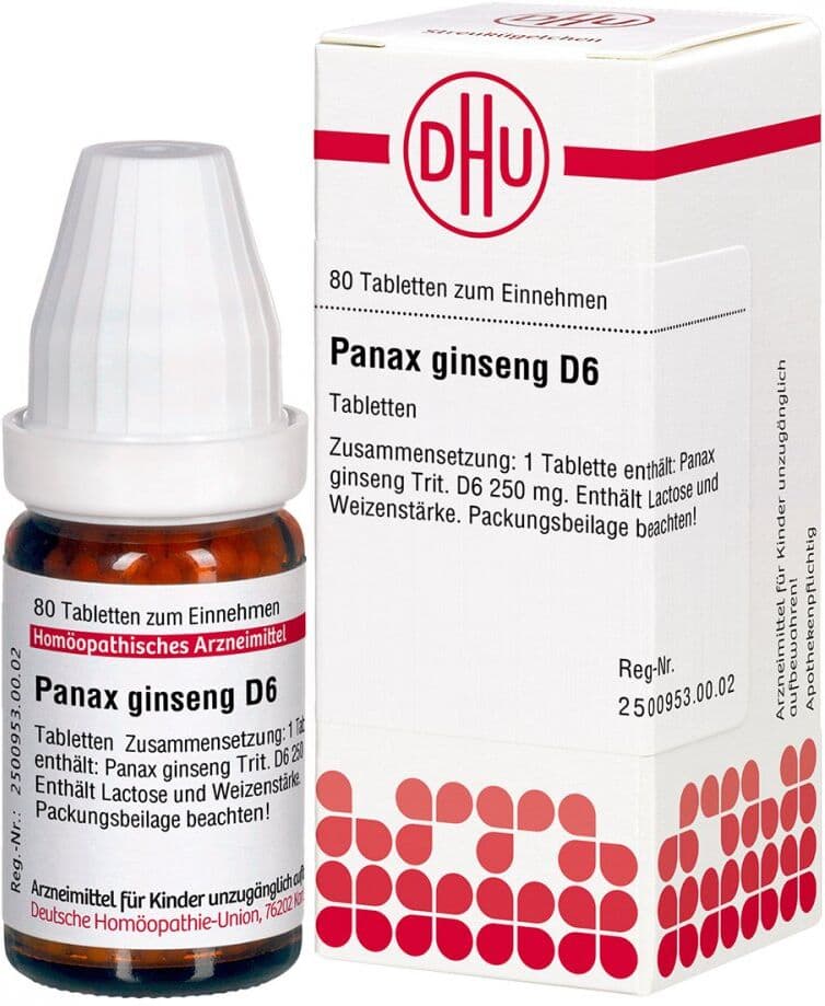 DHU Panax Ginseng D6 Tabletten 80stk