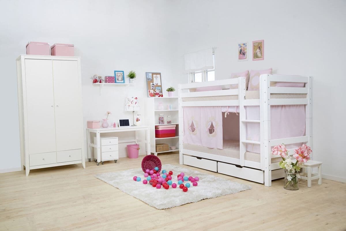 Hoppekids Sengegardin, Fairytale Flower, 90x200cm