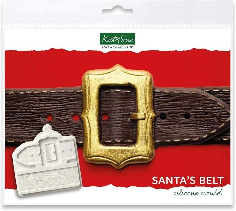 Backform "BackshopSchweiz Santa's Belt aus Silikon", braun (grau), Silikon, Küchenformen, Backform grau Einheitsgröße
