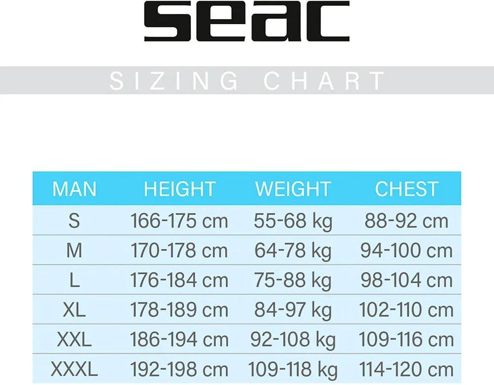 Seacsub Traje Húmedo De Pesca Submarina Apnea Royal 5 Mm Black 2XL