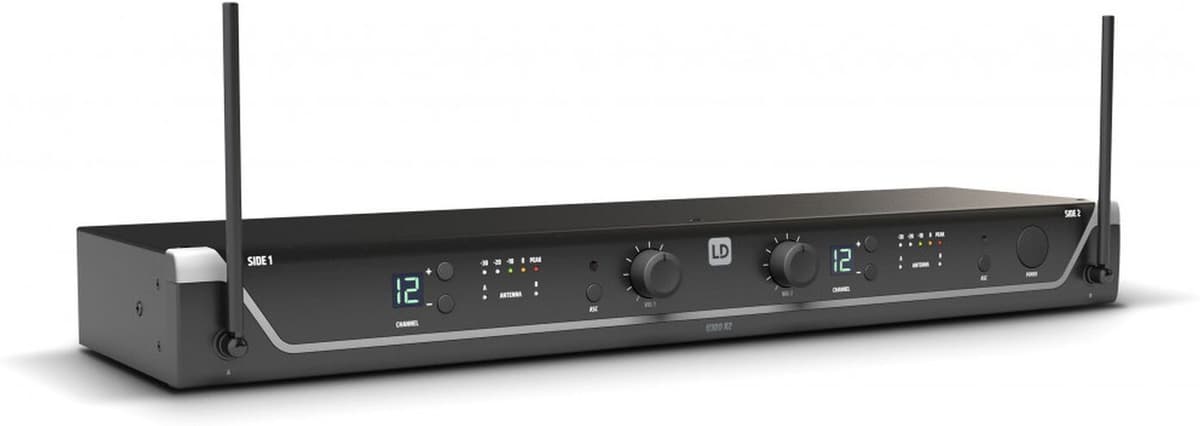 LD Systems U305 R2 - Récepteur dual - 584 - 608 MHz - Composants individuels